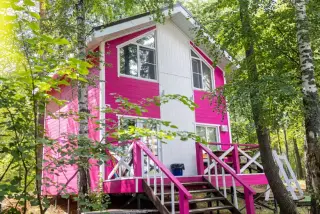 Розовый - Pink house lake "ТургоякХолидэй" — Миасс: фото объекта размещения