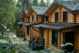 Загородный отель "Голубая Бухта" — Мурманская область: фото объекта размещения