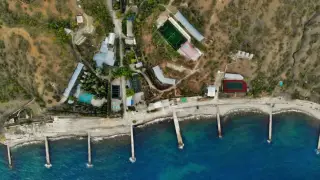 Студенческий оздоровительно-спортивный лагерь «Алушта» МЭИ — Алушта: фото объекта размещения